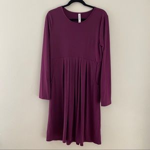 Zenana Premium | Long Sleeve Pocket Dress